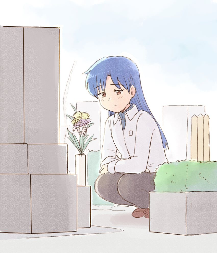 kisaragi chihaya (idolmaster and 1 more) drawn by tsubobot