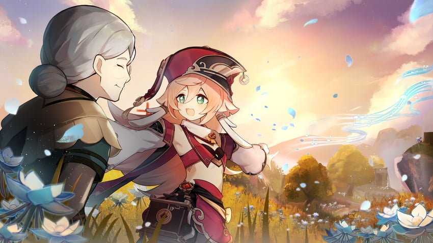 yanfei and madame ping (genshin impact) drawn by merry-san