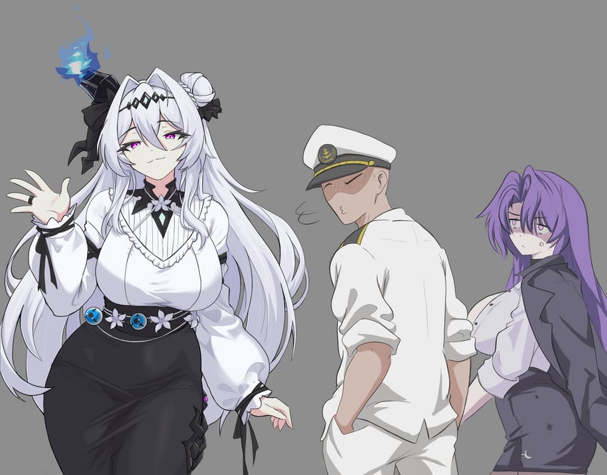 commander, arbiter the empress iii, and arbiter the magician i (azur lane) drawn by jaggi_95
