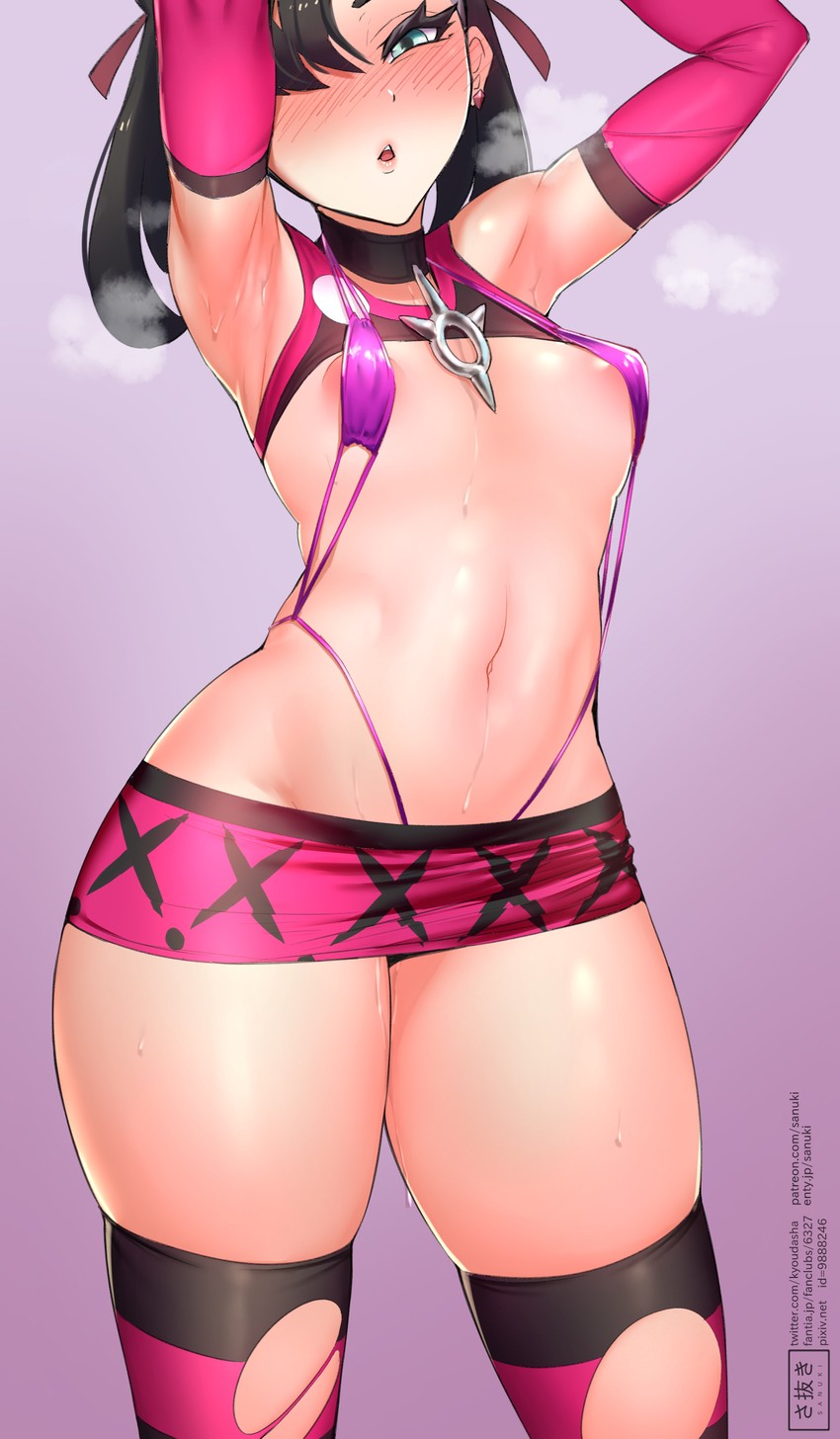 marnie (pokemon and 1 more) drawn by sanuki_(kyoudashya)