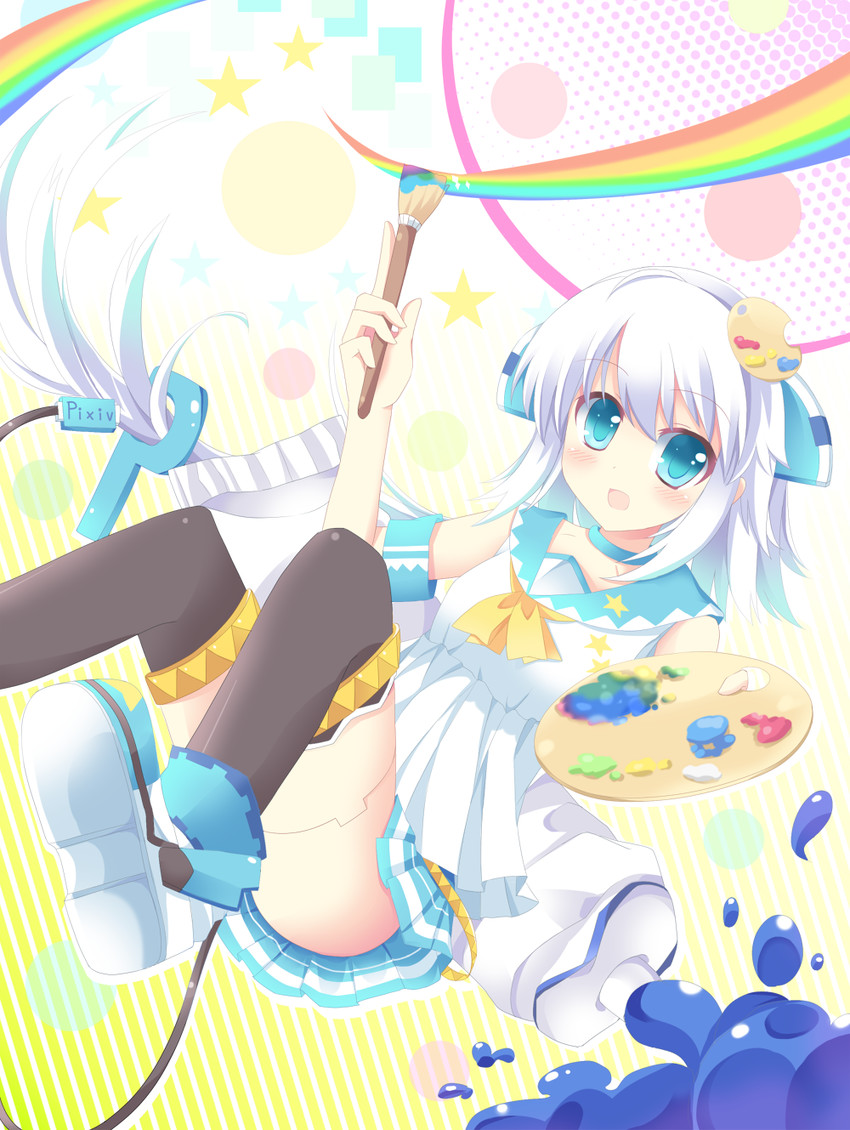 pixiv-tan (original and 1 more) drawn by nibiiro_shizuka
