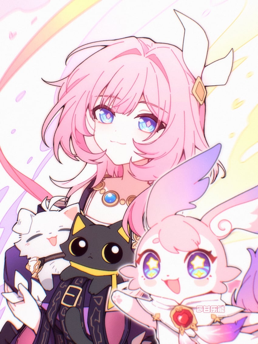 phainon, cyrene, and mem (honkai and 1 more) drawn by ganleneng