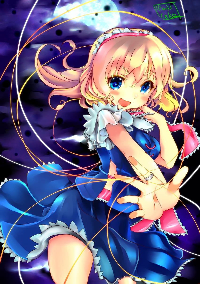 alice margatroid (touhou) drawn by cekonikova