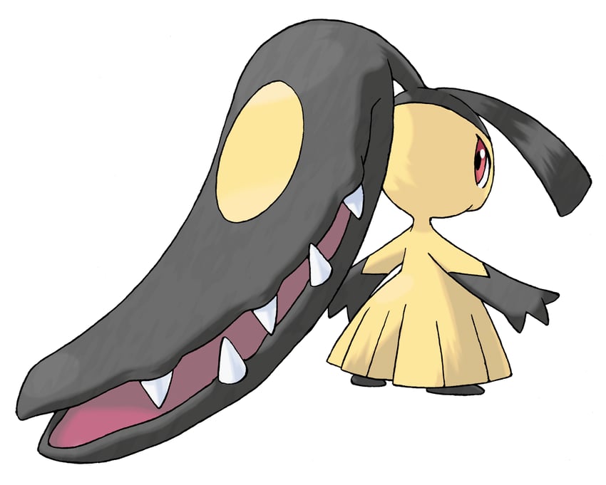 mawile (pokemon and 1 more) drawn by sugimori_ken