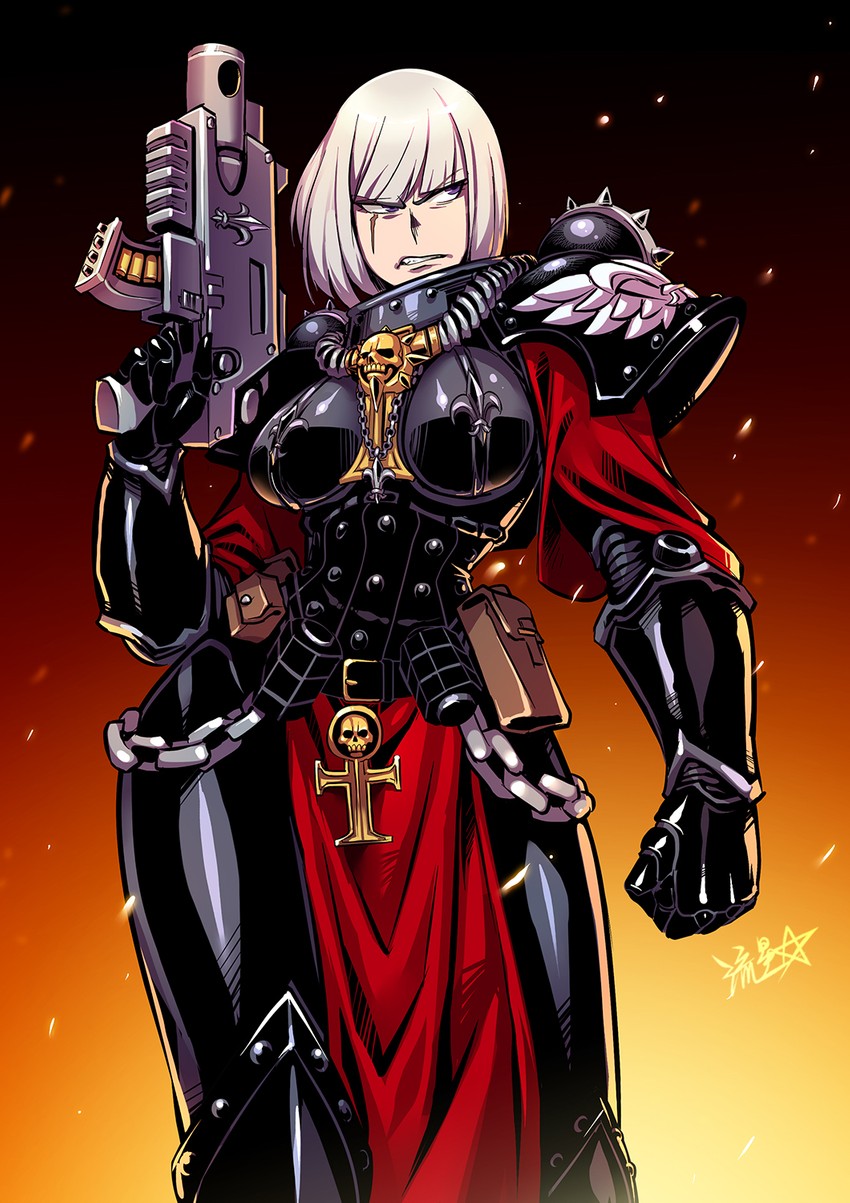 adepta sororitas (warhammer 40k) drawn by ryuusei_(mark_ii)