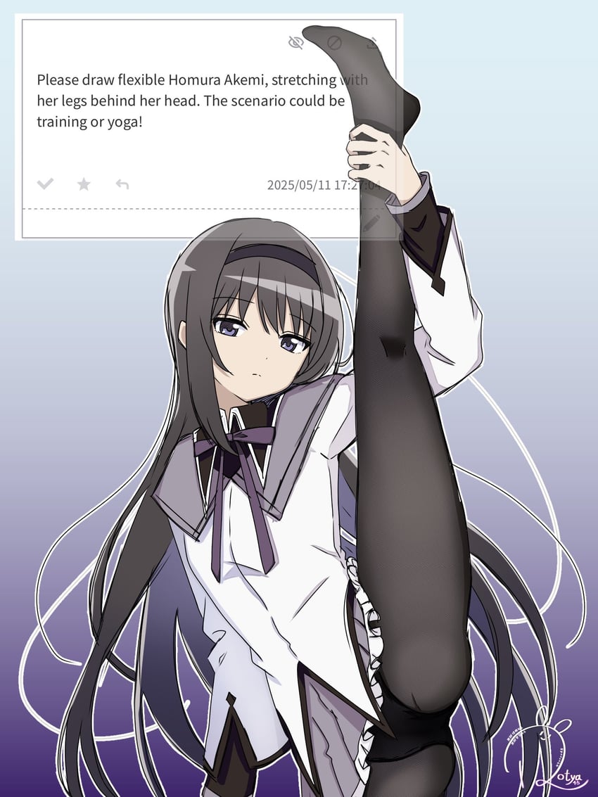 akemi homura (mahou shoujo madoka magica and 1 more)