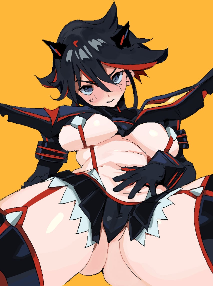 matoi ryuuko and senketsu (kill la kill) drawn by whoopsatro