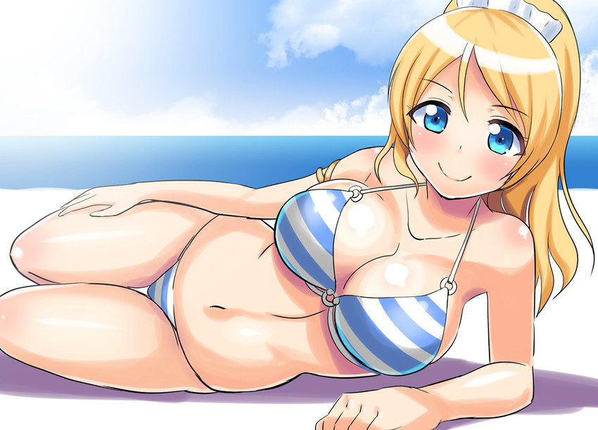 ayase eli (love live! and 1 more) drawn by kondou_ryunosuke