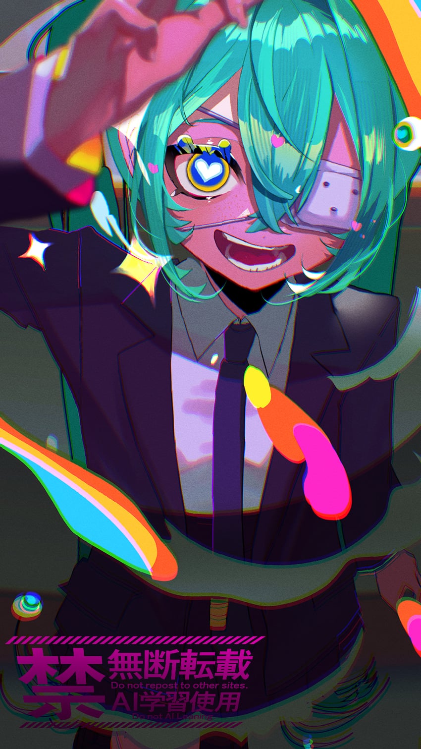 hatsune miku (vocaloid and 1 more) drawn by konowata_(ios_pw)