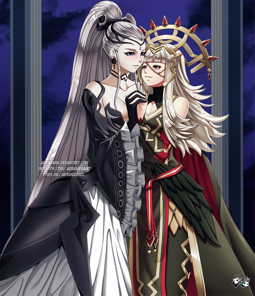 veronica and eir (fire emblem and 1 more) drawn by jadenkaiba