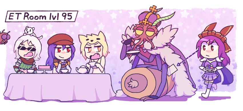ranger, moonlight flower, genetic, guillotine cross, beelzebub, and 1 more (ragnarok online) drawn by blckbrd17