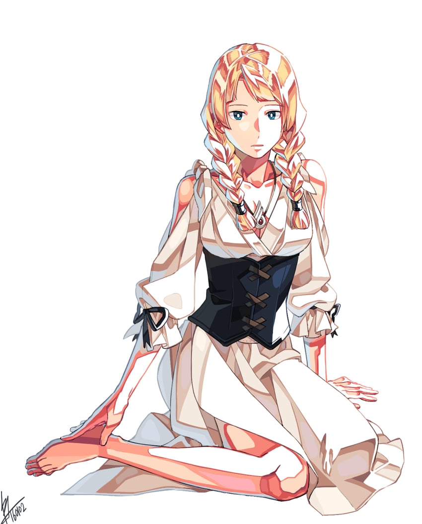 espella cantabella (professor layton vs. phoenix wright: ace attorney) drawn by miz_(bannako)