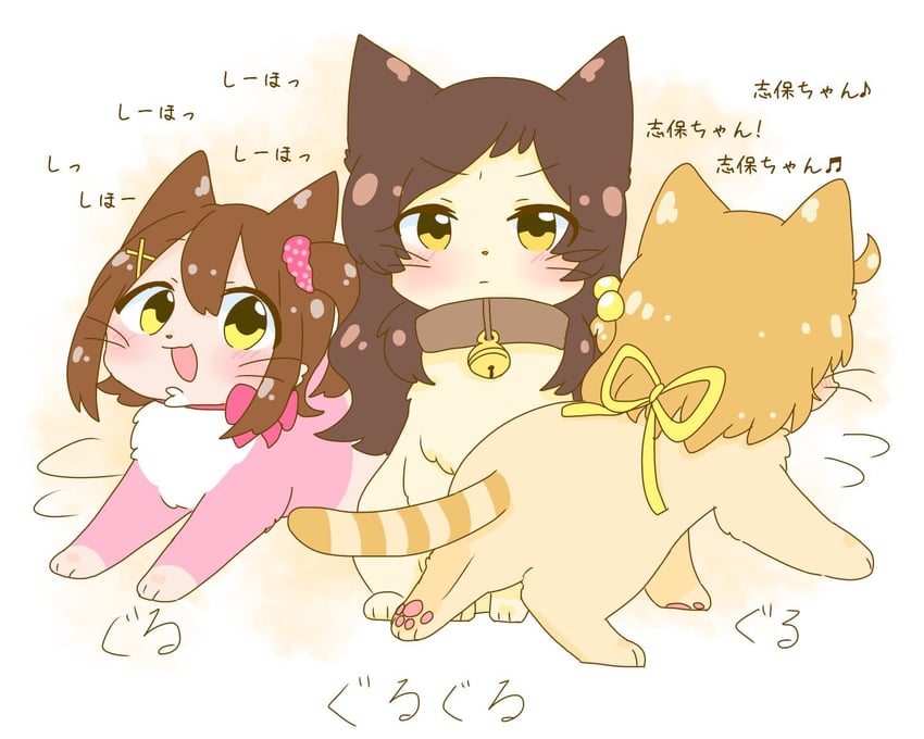 kitazawa shiho, kasuga mirai, and yabuki kana (idolmaster and 1 more) drawn by hutaba
