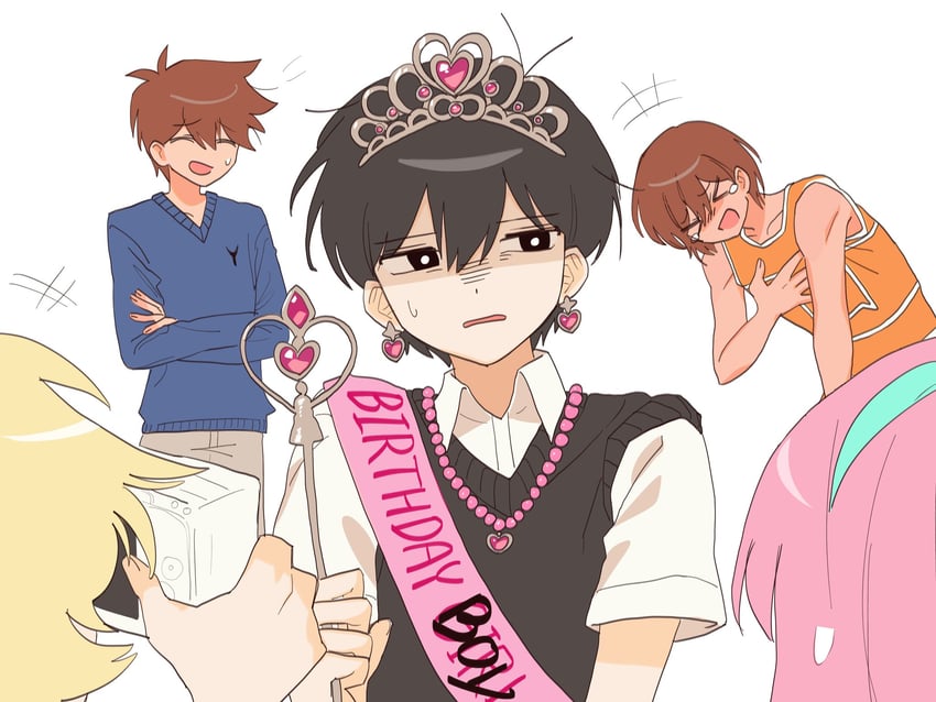 sunny, basil, aubrey, kel, and hero (omori) drawn by iomor_snuuy