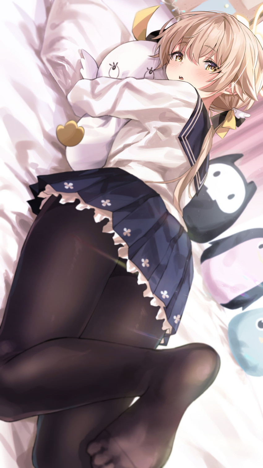 hifumi and peroro (blue archive) drawn by ponpon_nun