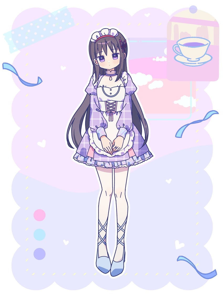 akemi homura (mahou shoujo madoka magica) drawn by ruru_(rurumagi)