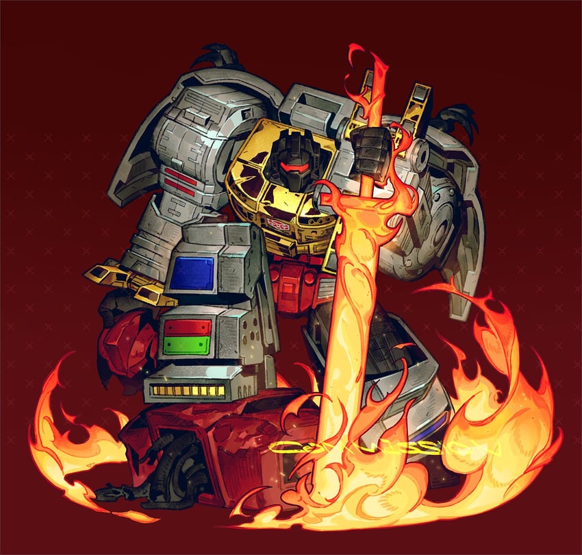 grimlock (transformers and 1 more) drawn by gdtd_tf