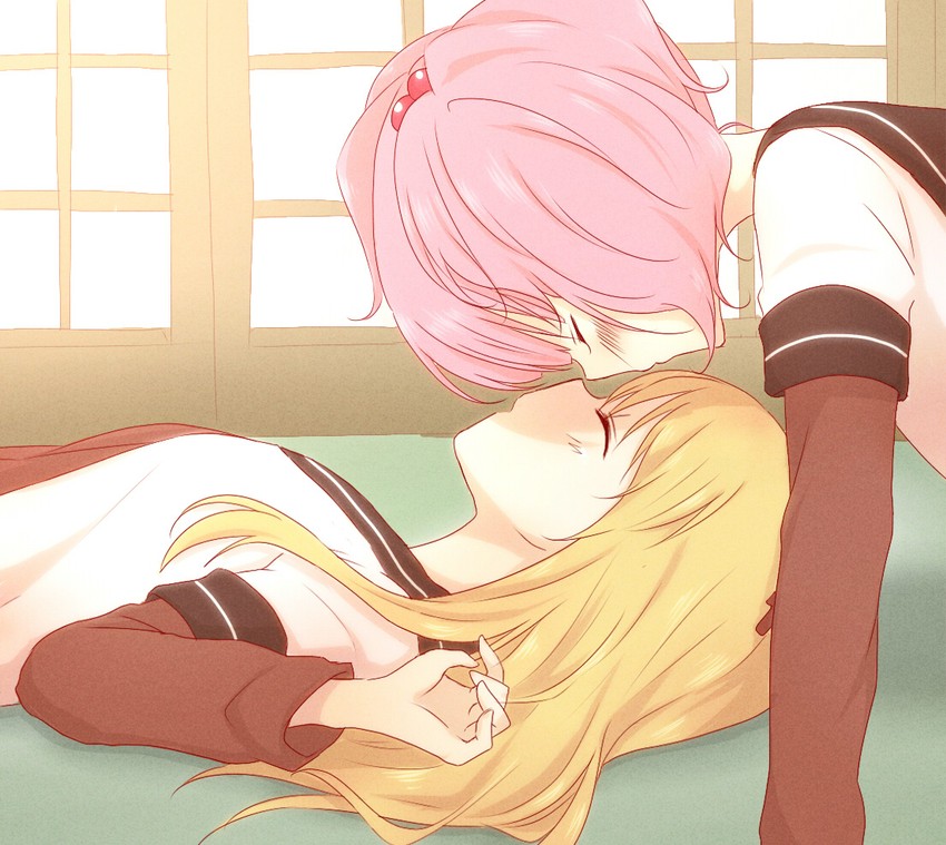 toshinou kyouko and yoshikawa chinatsu (yuruyuri) drawn by sa_ioio