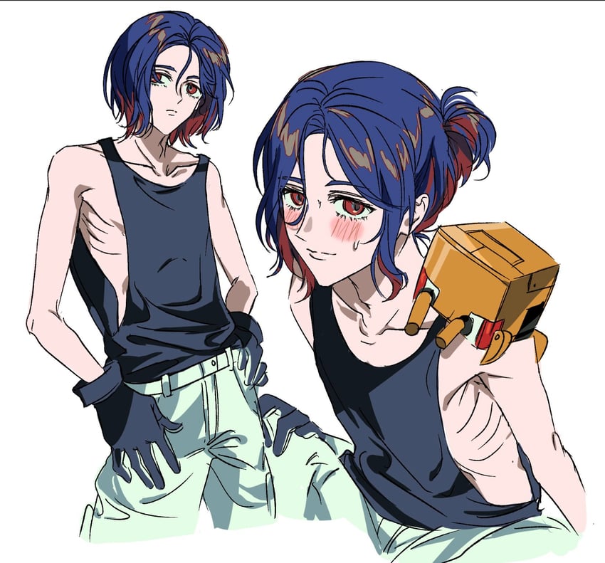 shuji ito and conch (gundam and 1 more) drawn by bashenshao0408