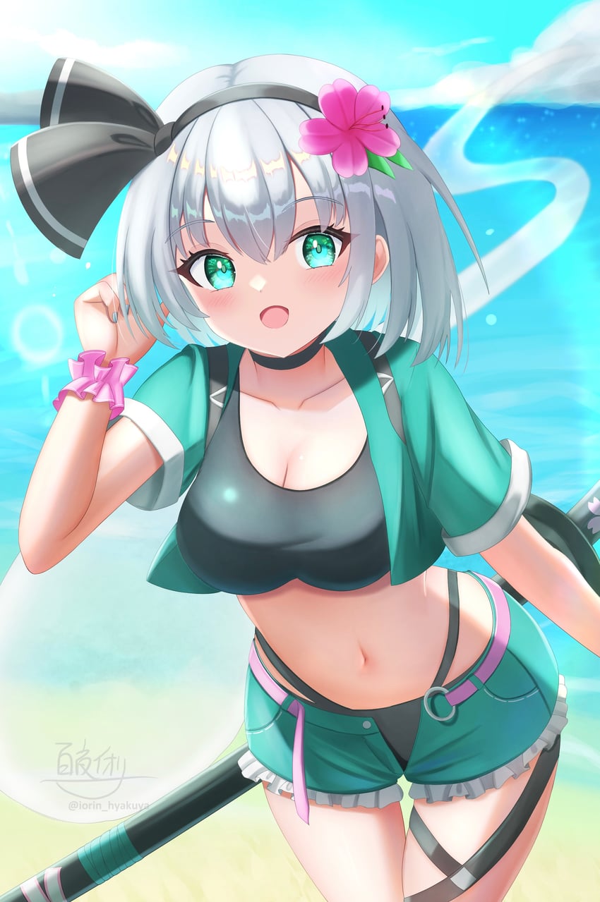 konpaku youmu (touhou and 1 more) drawn by hyakuya_iori