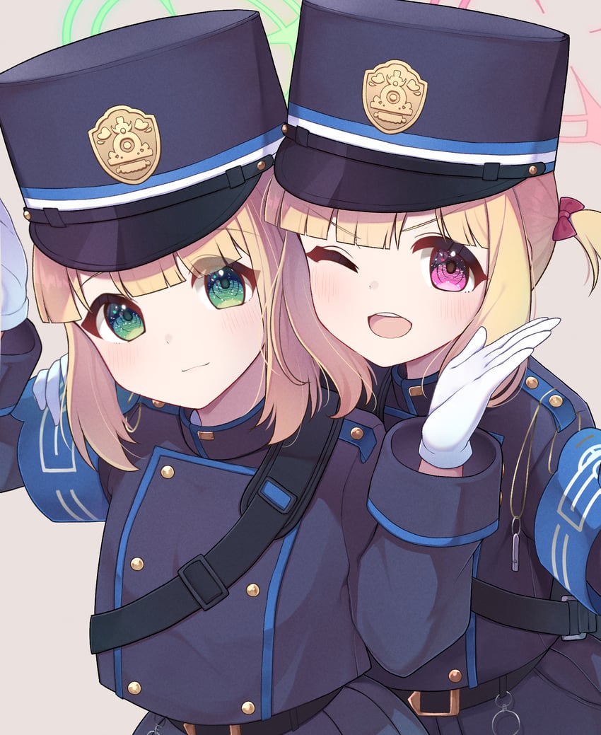 momoi, midori, hikari, and nozomi (blue archive) drawn by kataage_(kataage_okashi_koujou)