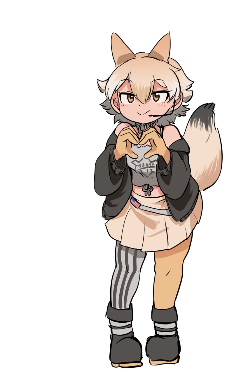 coyote (kemono friends and 1 more) drawn by mcgunngu