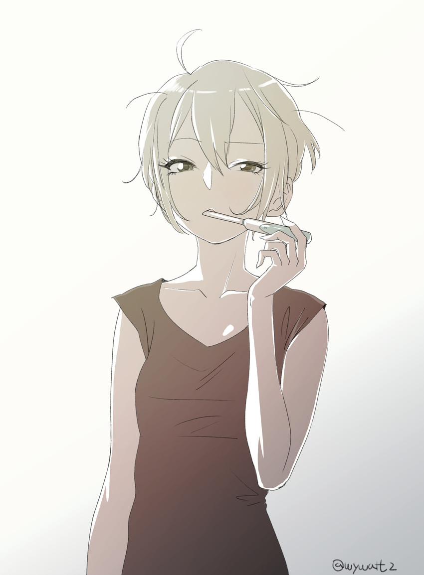 shiomi syuko (idolmaster and 1 more) drawn by watanuki_hiroya