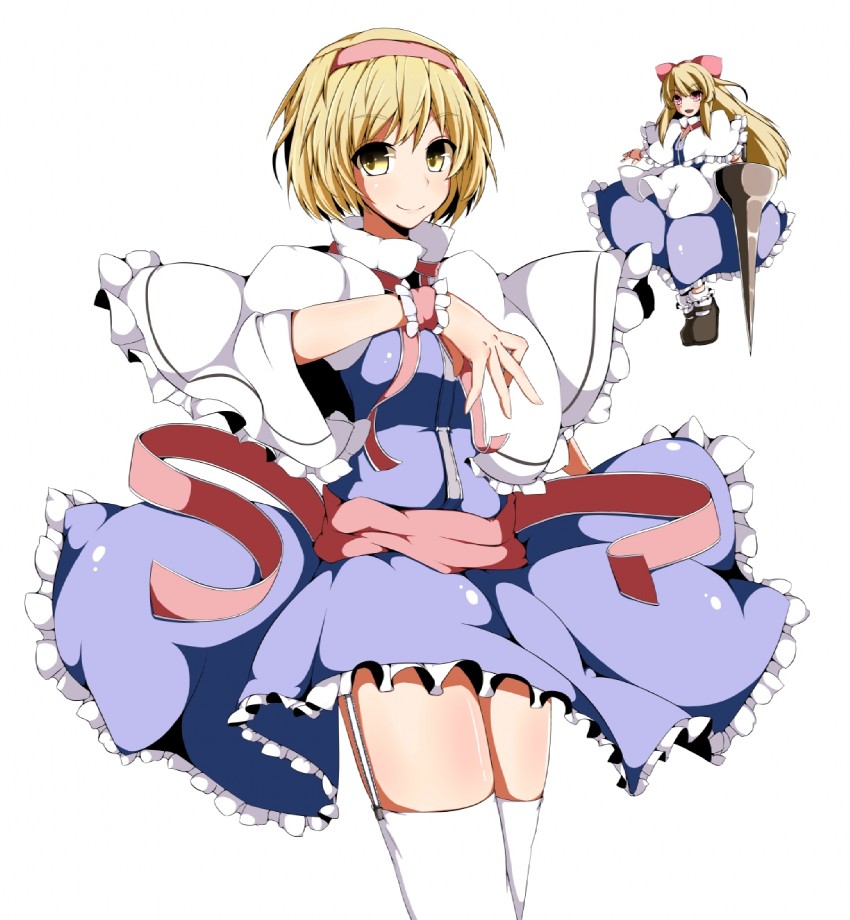 alice margatroid and shanghai doll (touhou) drawn by kinou_no_shika