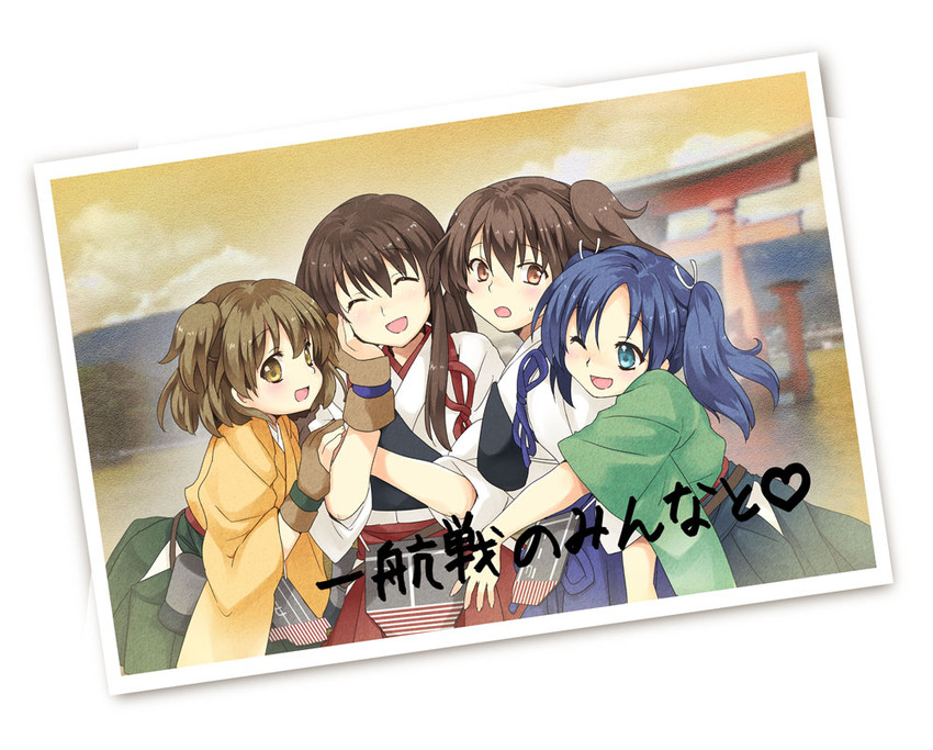 kaga, akagi, souryuu, and hiryuu (kantai collection) drawn by malino_(dream_maker)