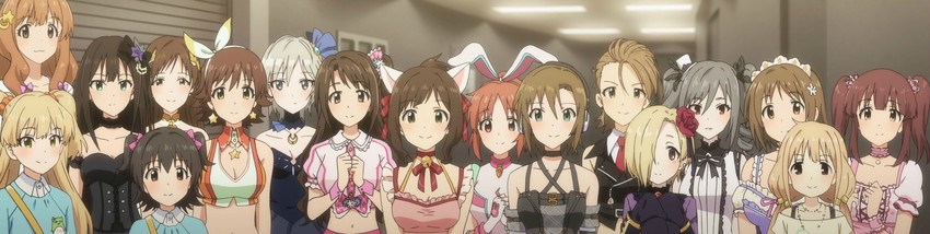 shibuya rin, shimamura uzuki, kanzaki ranko, futaba anzu, nitta minami, and 8 more (idolmaster and 1 more)
