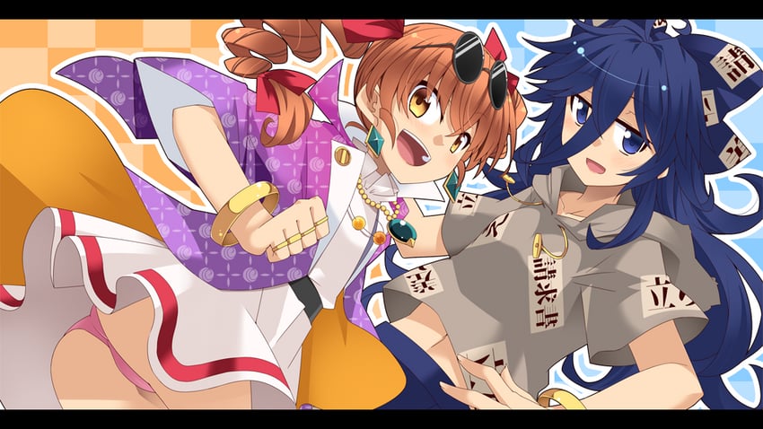 yorigami shion and yorigami jo'on (touhou) drawn by hemogurobin_a1c