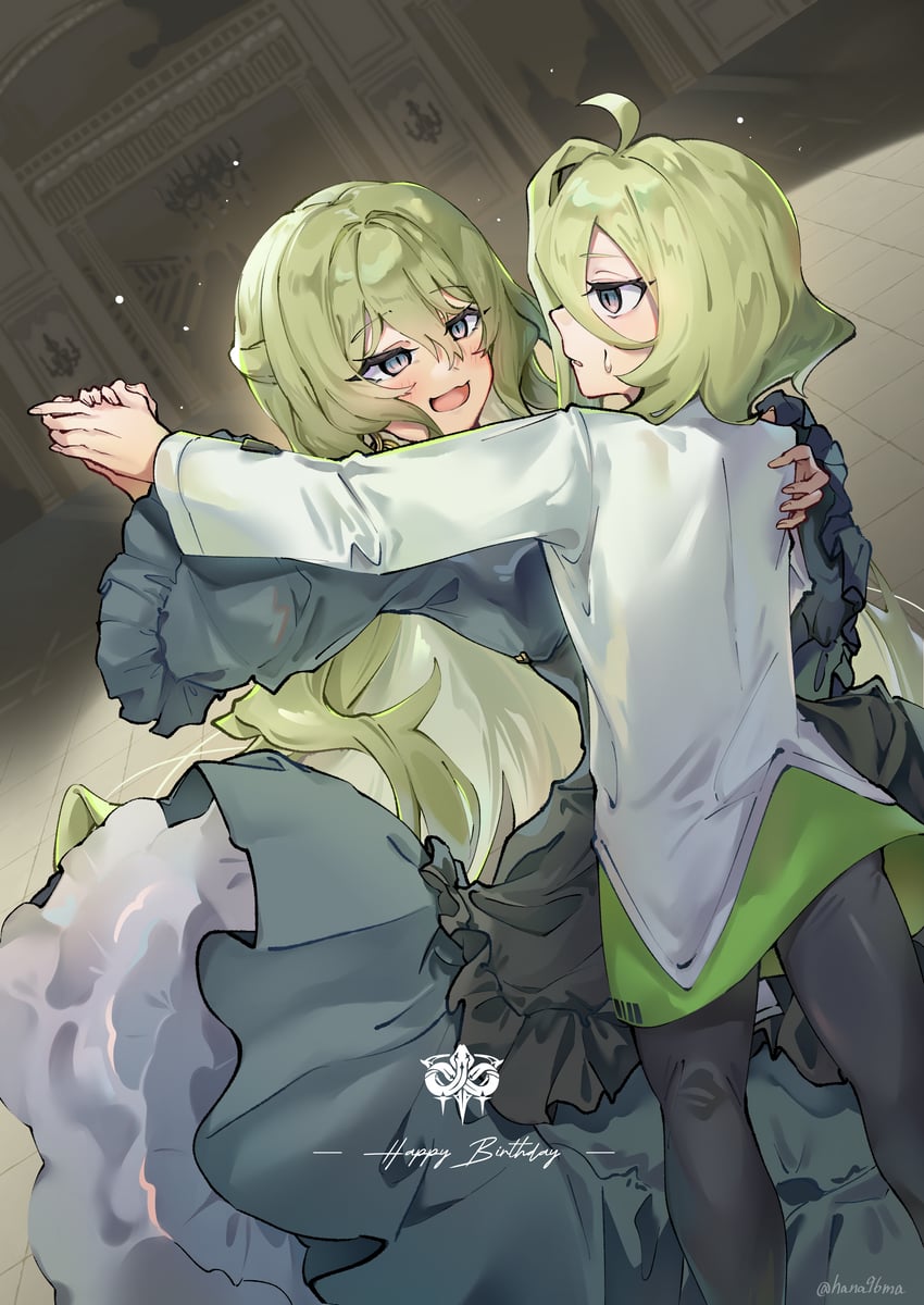 mobius and klein (honkai and 1 more) drawn by hanaguruma_(hana96ma)