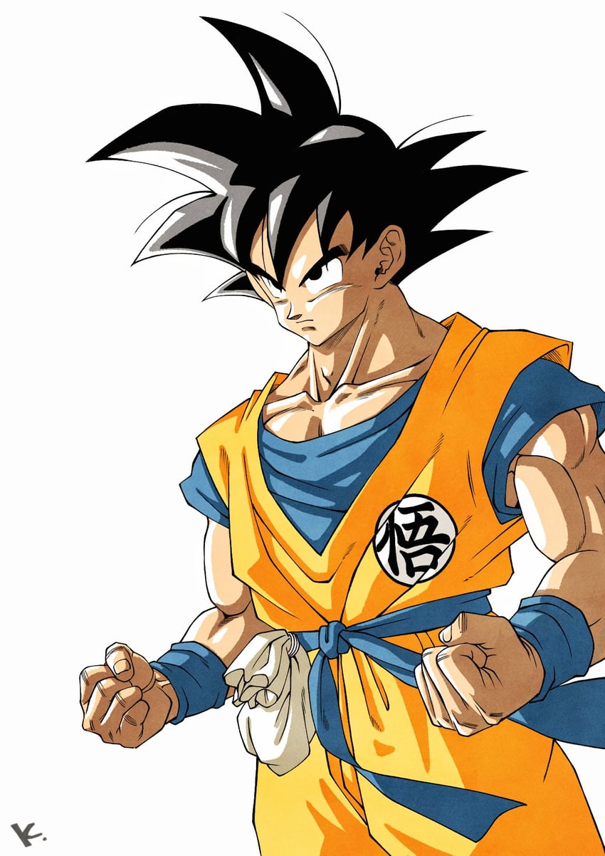 son goku (dragon ball and 1 more) drawn by kakeru_(dbskakeru)