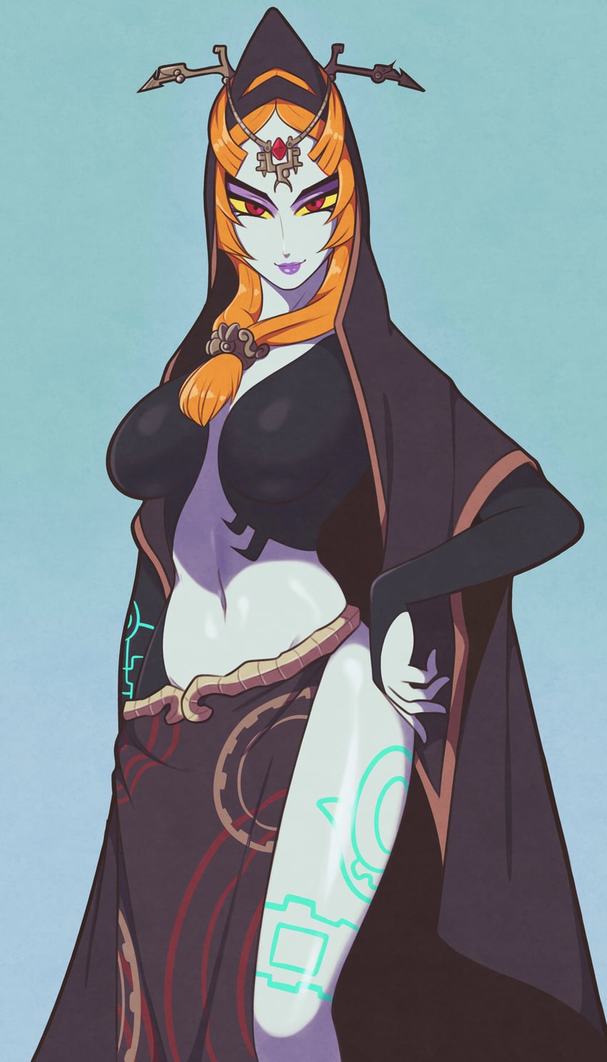 midna (the legend of zelda and 1 more) drawn by jeff_miga