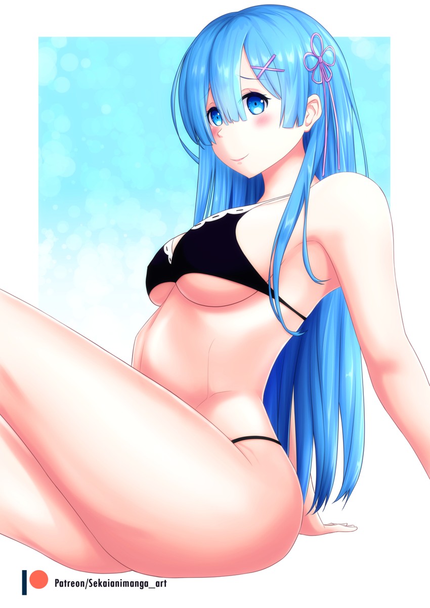rem (re:zero kara hajimeru isekai seikatsu) drawn by sekaianimangart
