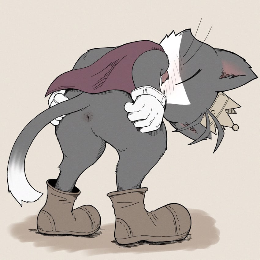 cait sith (final fantasy and 1 more) drawn by usa11giro