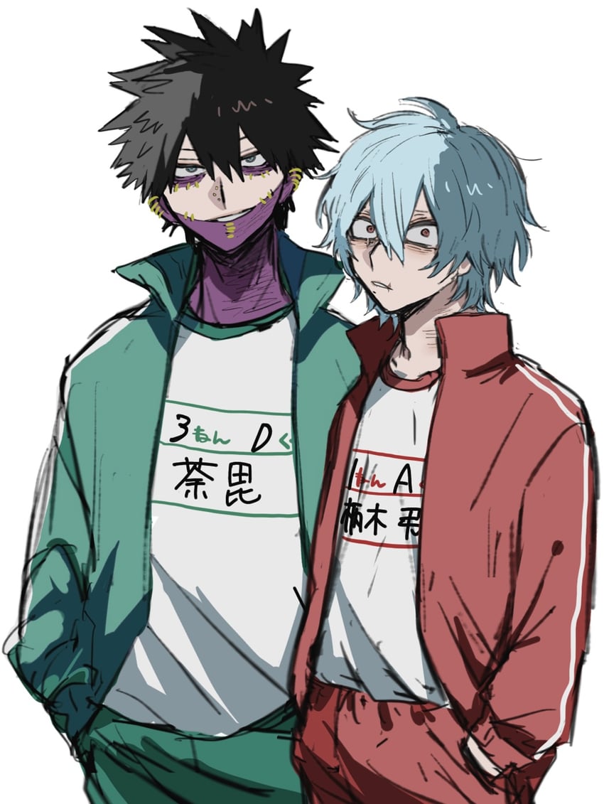 dabi and shigaraki tomura (boku no hero academia) drawn by ametaro_(ixxxzu)