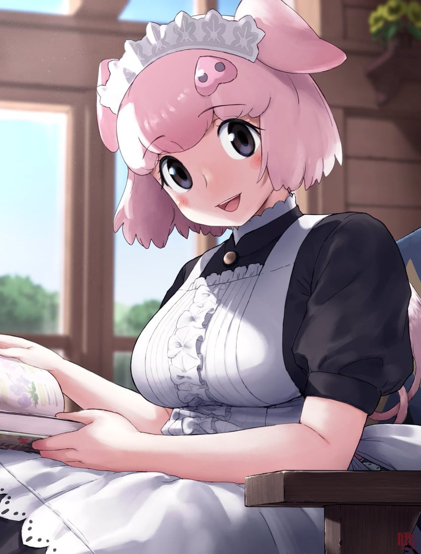 pig (kemono friends and 1 more) drawn by akaisuto