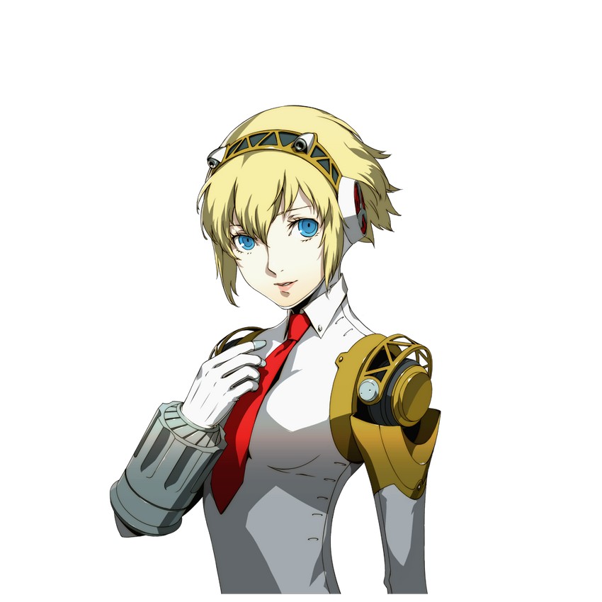 aigis (persona and 2 more) drawn by soejima_shigenori