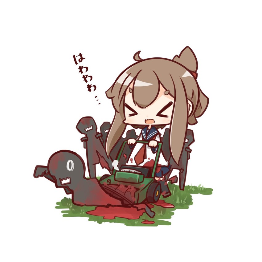 inazuma and plasma-chan (kantai collection) drawn by nuu_(nu-nyu)