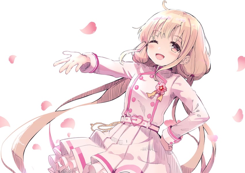 futaba anzu (idolmaster and 2 more) drawn by greatpengh