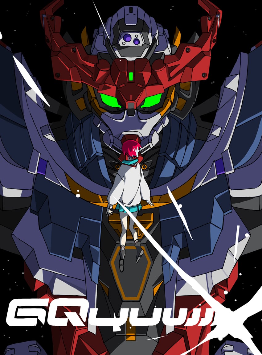 amate yuzuriha and gquuuuuux (gundam and 1 more) drawn by yoshioka_suke