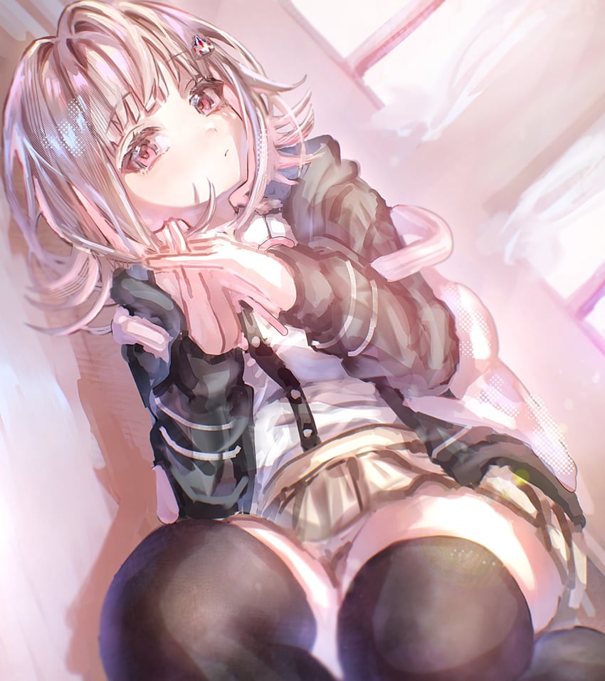 nanami chiaki (danganronpa and 1 more) drawn by eruezeki52