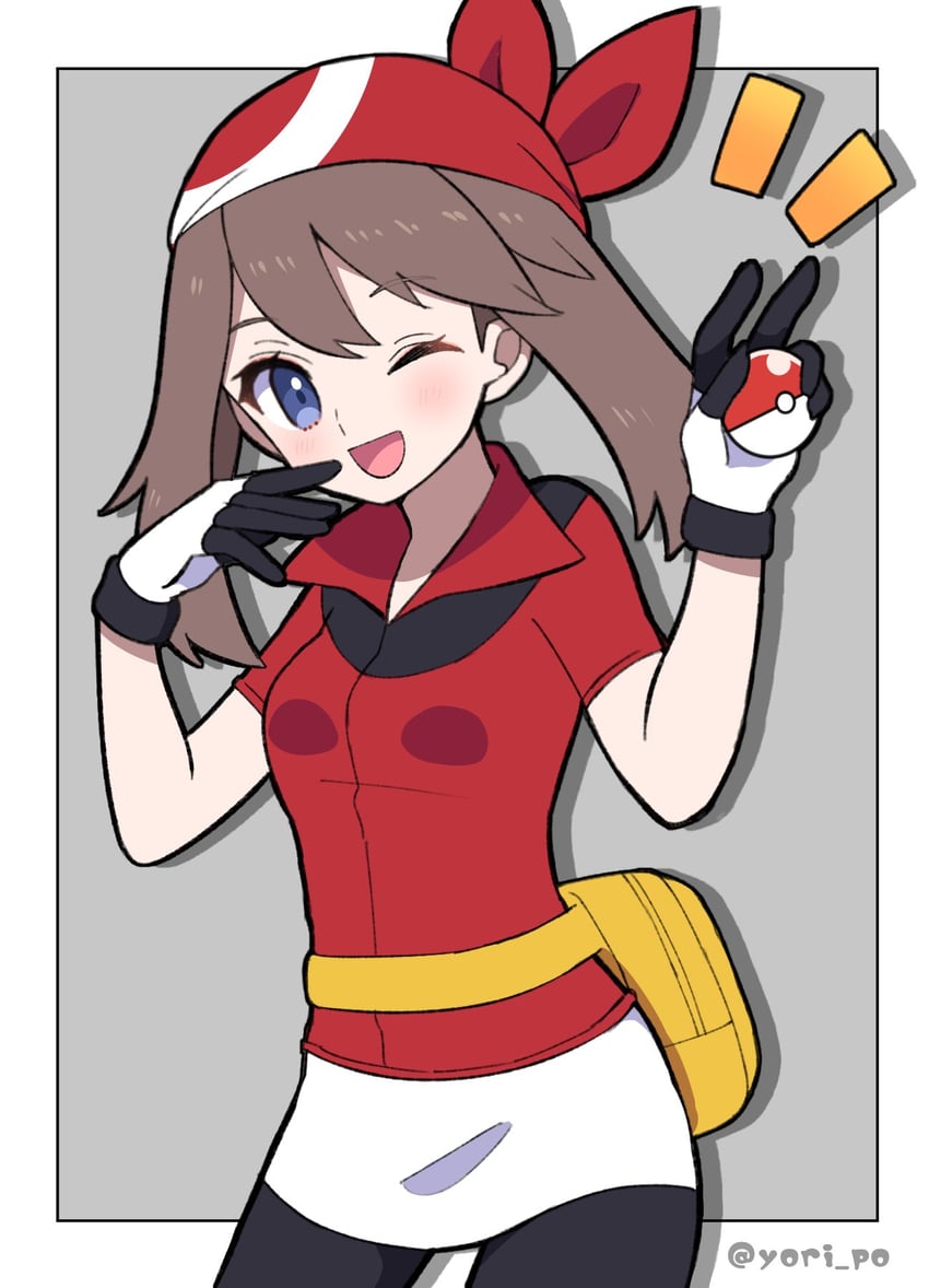 may (pokemon and 1 more) drawn by rain_leyley
