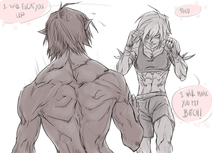titan, rogue titan, and female titan (shingeki no kyojin) drawn by unrealien