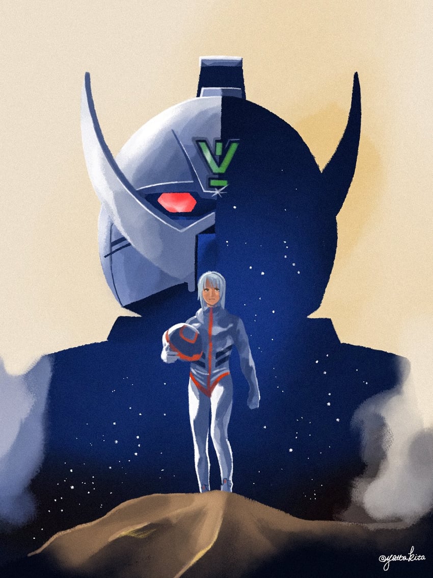 loran cehack and turn a gundam (gundam and 2 more) drawn by yatta_kita