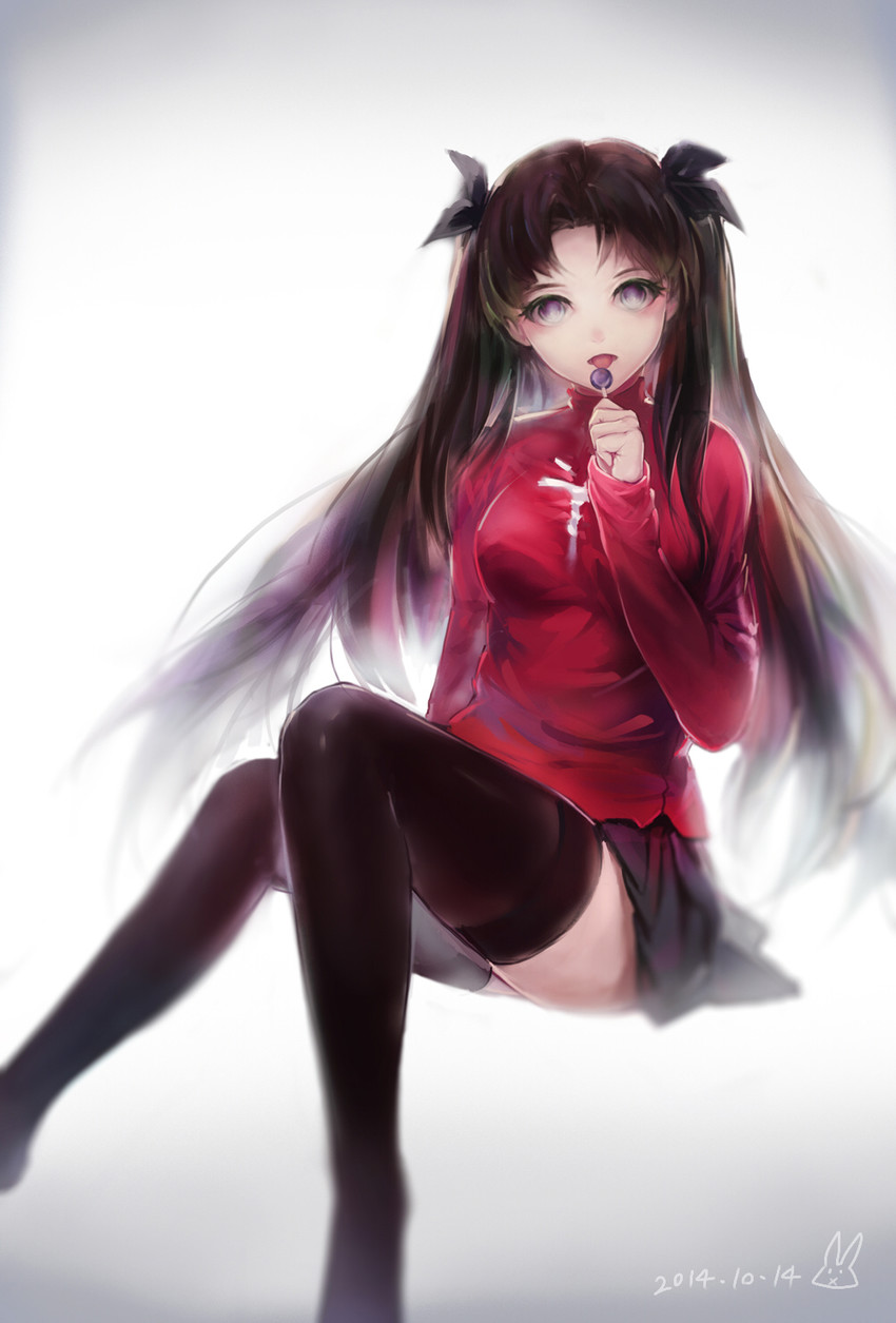 tohsaka rin (fate and 1 more) drawn by kirigaku_luo