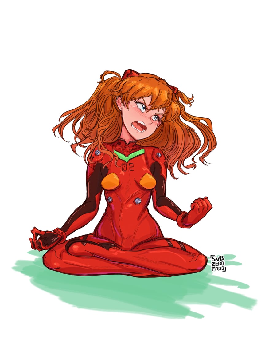 souryuu asuka langley (neon genesis evangelion) drawn by subzerofrog
