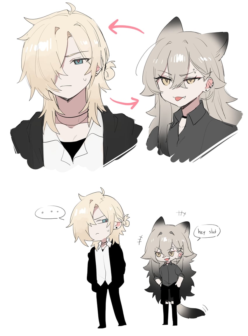 whitney and shoya (original and 1 more) drawn by kai_(drakkai10)