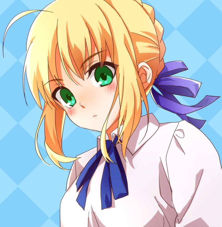 artoria pendragon and saber (fate and 1 more) drawn by ha84no